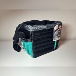 Igloo Insulated Personal Cooler Tote Lunchbox - Mini City 9 - Turquoise